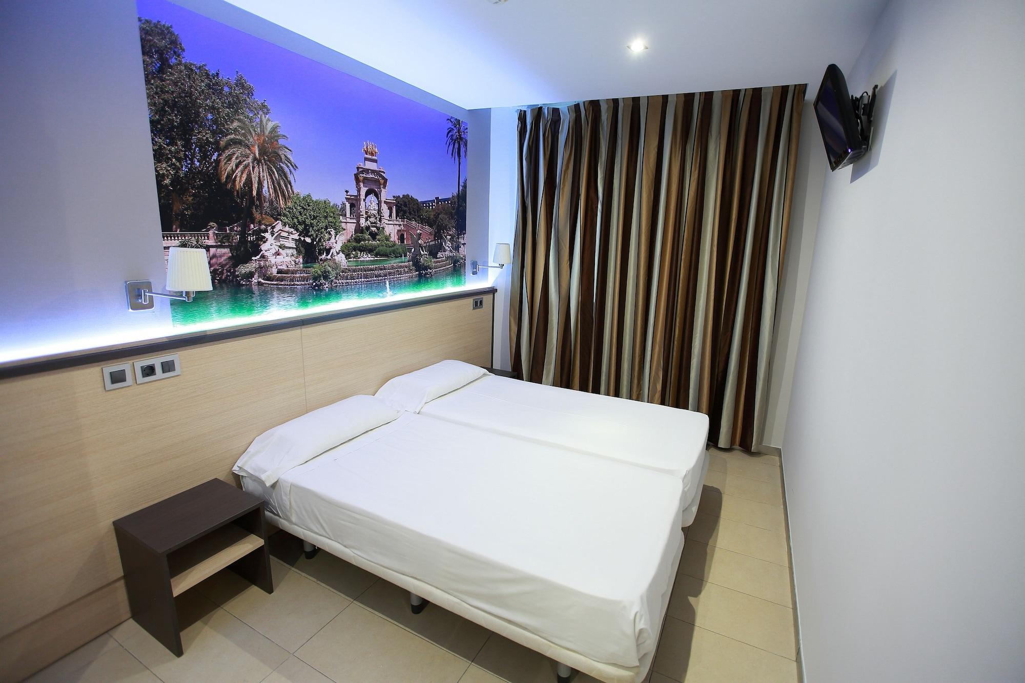 Hostal Las Flores Ramblas Barcelona Exteriör bild