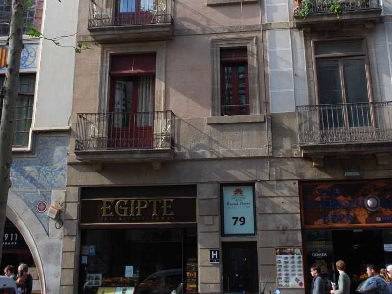 Hostal Las Flores Ramblas Barcelona Exteriör bild